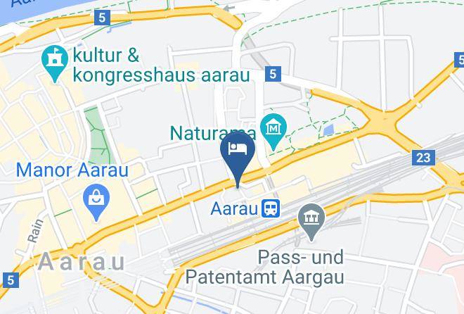 Aarau - Hotel Aarauerhof Maps