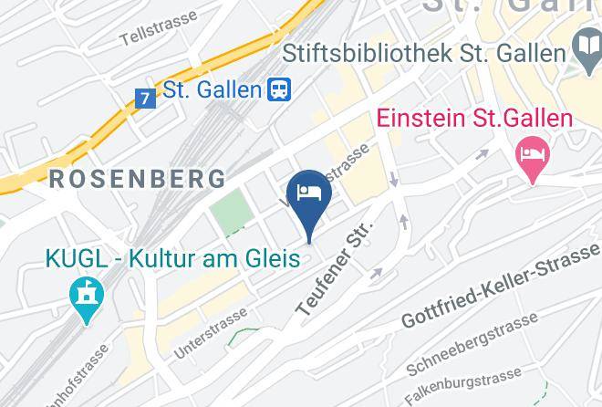 Sankt Gallen - Sorell Hotel City Weissenstein Maps