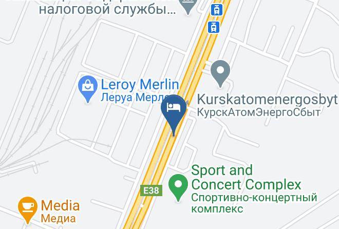 Kursk - Sosnoviy Bor Hotel Maps