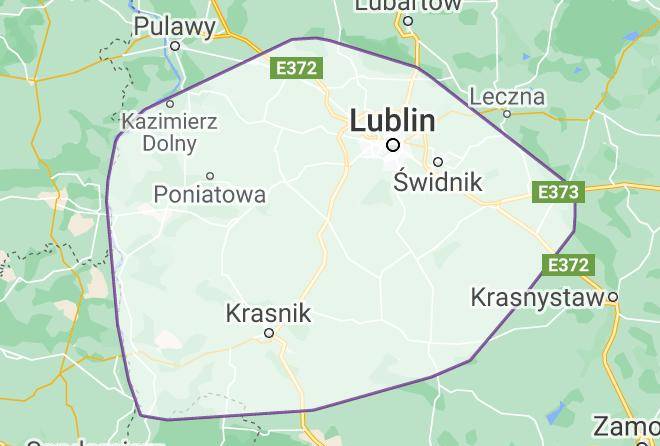 Lubelski - Sosnowy Dworek Agroturystyka Maps