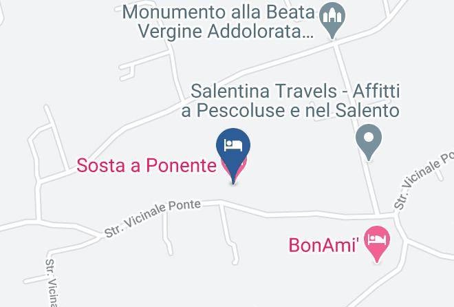 Lecce - Sosta A Ponente Maps