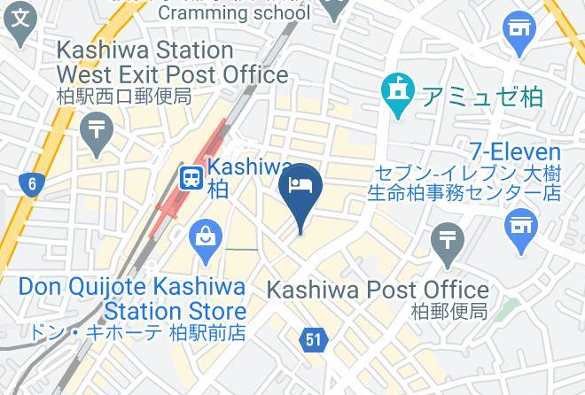 Kashiwa City - Sotetsu Fresa Inn Chiba Kashiwa Maps