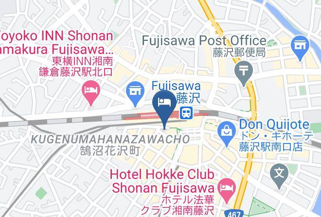 Fujisawa City - Sotetsu Fresa Inn Fujisawa Minamiguchi Maps