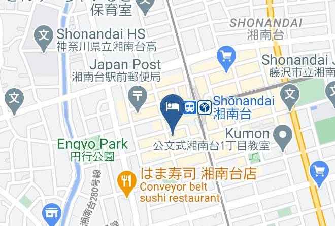 Fujisawa City - Sotetsu Fresa Inn Fujisawa Shonandai Maps