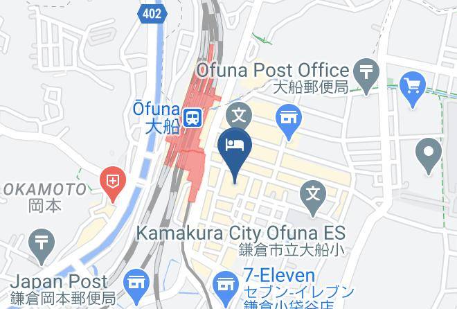Kamakura City - Sotetsu Fresa Inn Kamakura Ofuna Higashiguchi Maps