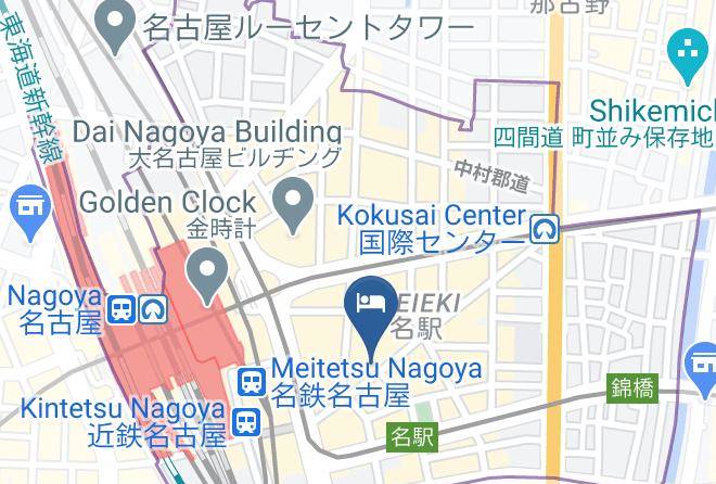 Nagoya City Nakamura Ward - Sotetsu Fresa Inn Nagoya Sakuradoriguchi Maps
