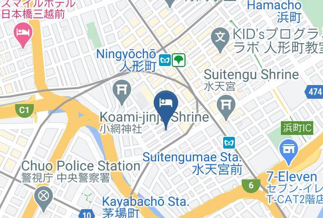Chuo Ward - Sotetsu Fresa Inn Nihombashi Ningyocho Maps