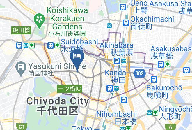 Sotetsu Fresa Inn Ochanomizu Jimbocho Map