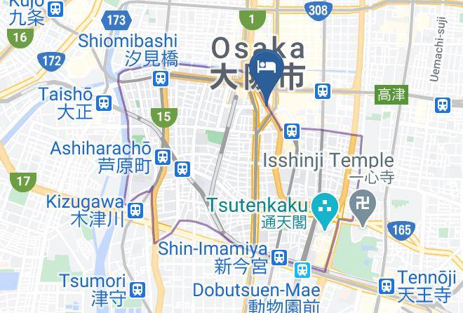 Osaka City Naniwa Ward - Sotetsu Fresa Inn Osaka Namba Maps