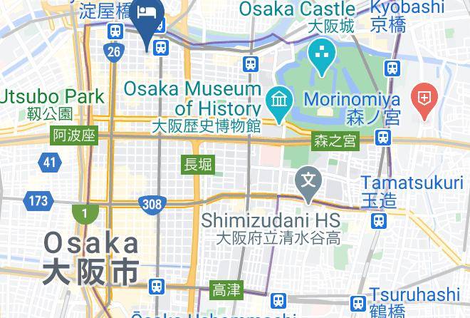 Osaka City Chuo Ward - Sotetsu Fresa Inn Osaka Yodoyabashi Maps