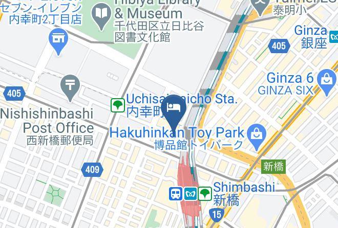 Sotetsu Fresa Inn Shimbashi Hibiyaguchi Map - Tokyo Met - Minato Ward