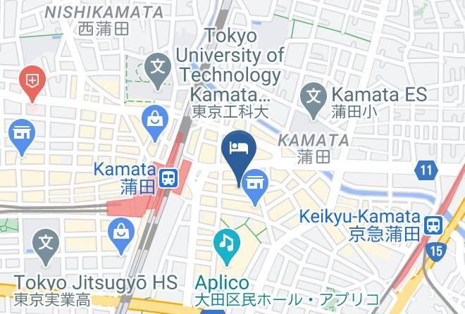 Ota Ward - Sotetsu Fresa Inn Tokyo Kamata Maps
