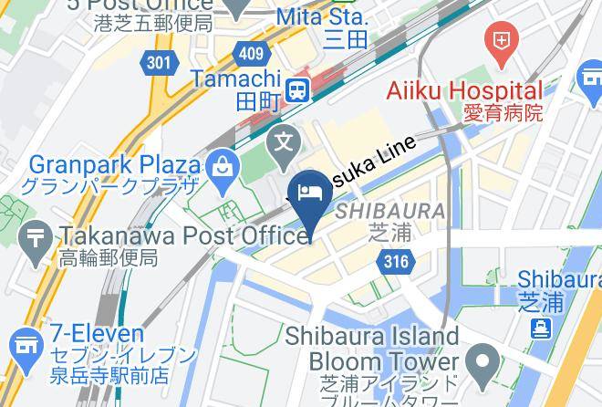 Sotetsu Fresa Inn Tokyo Tamachi Map