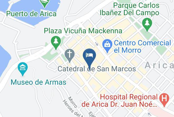 Arica Province - Hotel Soto Mayor Maps