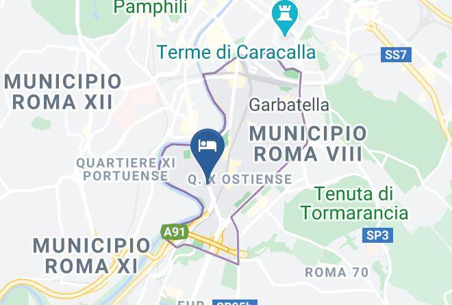 Sotto Il Cielo Di Roma B&b Map