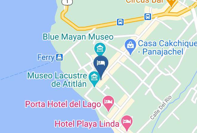 Panajachel - Hospedaje El Viajero Maps