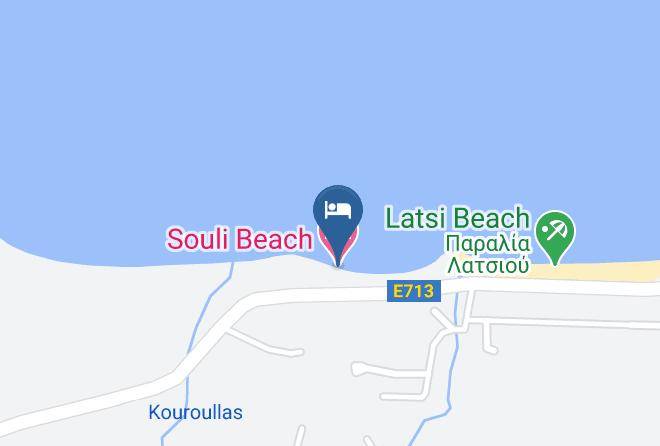 Souli Beach Hotel Map