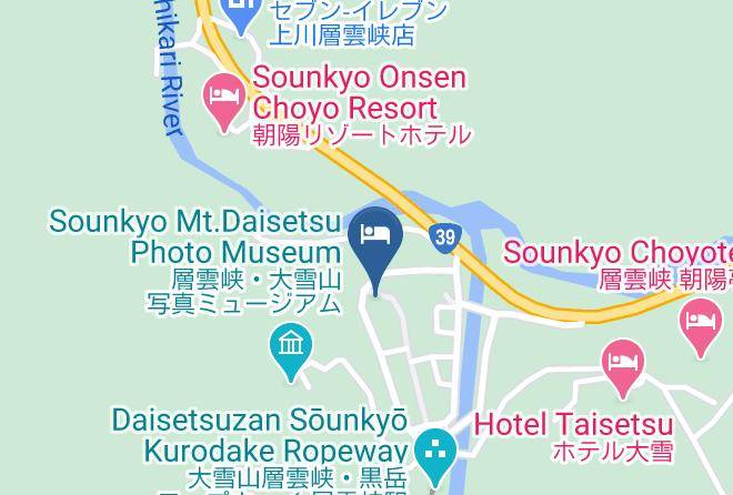 Kamikawa Townkamikawa District - Sounkyo Onsen Onsen Pension Ginga Maps