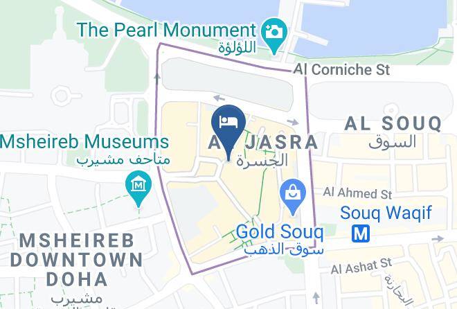 Doha - Souq Waqif Boutique Hotels By Tivoli Maps