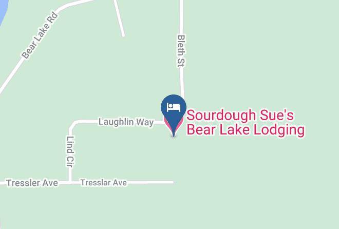 Kenai Peninsula Borough - Sourdough Sue's Bear Lake Lodging Maps