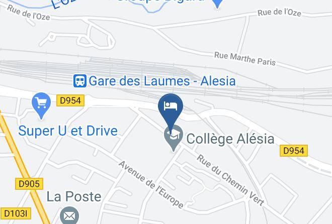 Cote D Or - Sous Le Cerisier Chambres D'hotes Maps