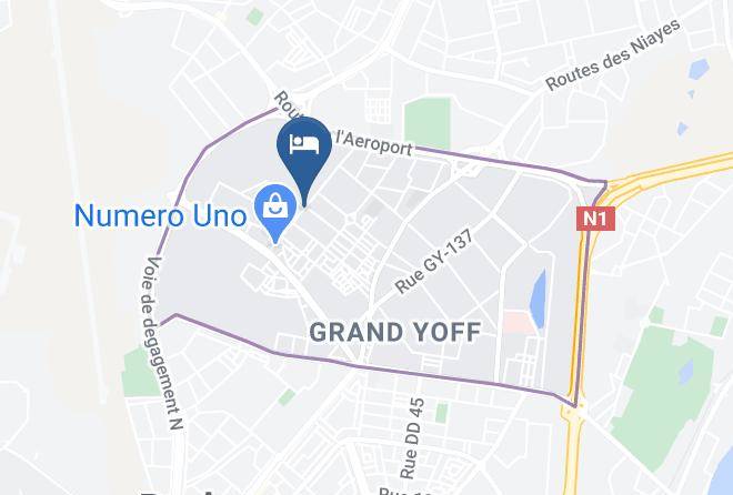 Dakar - Sousoum Hotel Maps