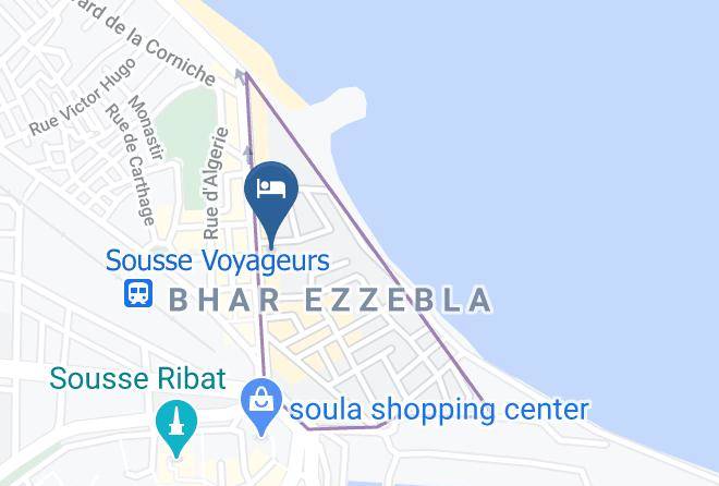 Tunisia - Sousse Palace Hotel & Spa Maps