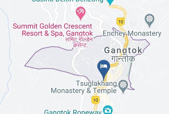 Gangtok - Soutel Hotel Guru Tashi Gangtok Maps