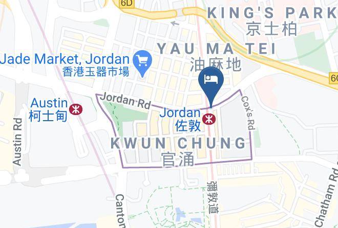 Kowloon - South And North Hotel Maps