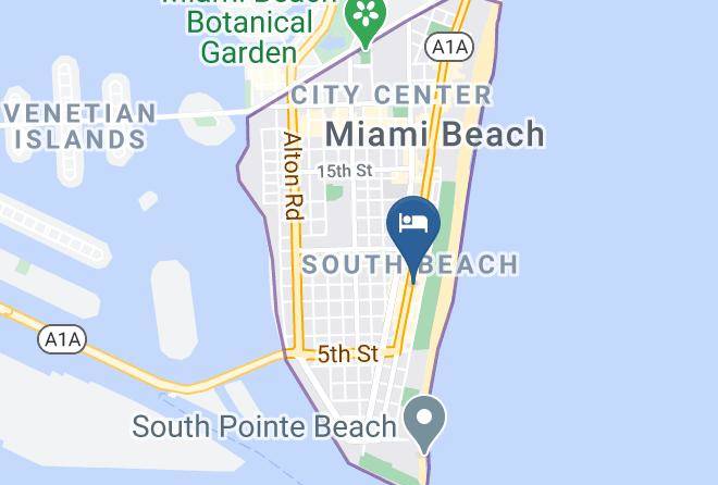 Miami Dade - South Beach Group Hotels Maps