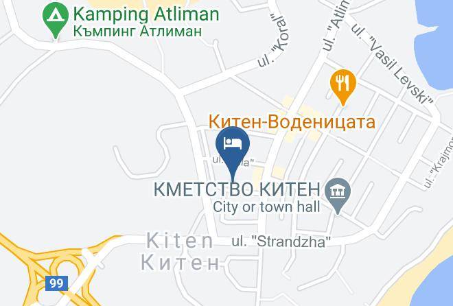 Primorsko - South Beach Hotel Maps