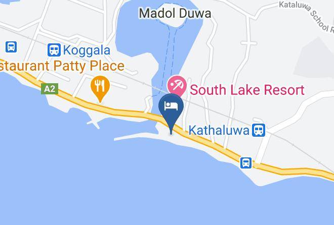 Galle - South Beach Resort Maps