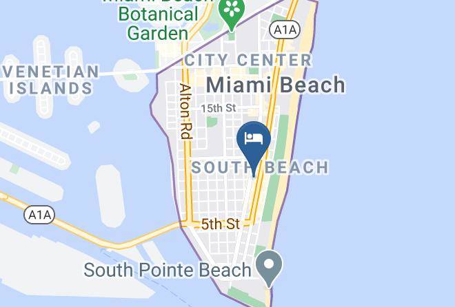 Miami Dade - South Beach Rooms And Hostel Maps
