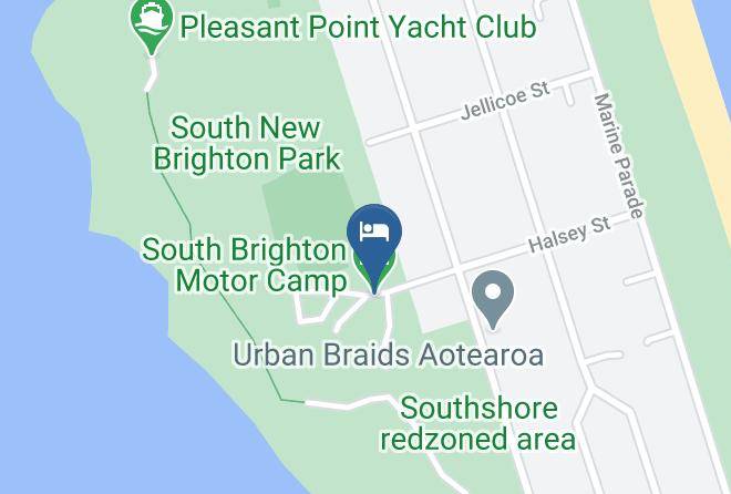 Christchurch - South New Brighton Holiday Park Maps