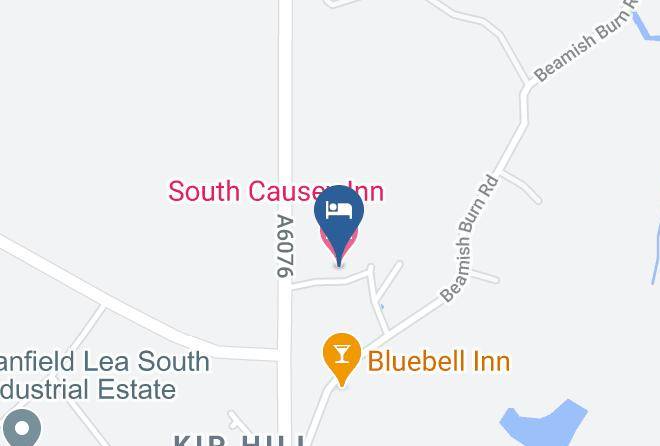 South Causey Inn Map