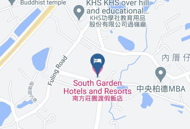 Zhongli District - South Garden Hotels And Resorts Maps
