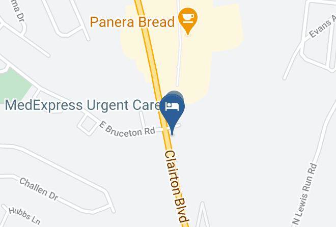 Allegheny - South Hills Motel Maps