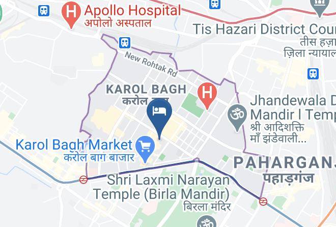 Karol Bagh - South Indian Hotel Maps