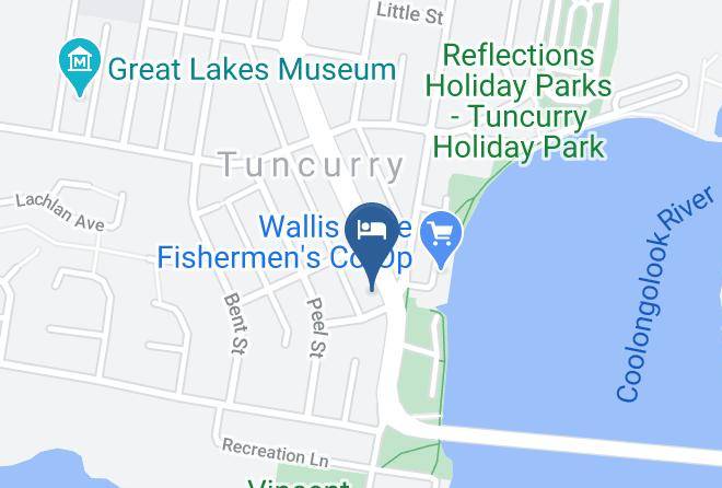 South Pacific Palms Motor Inn Map