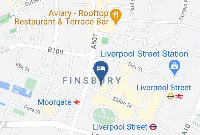 London - South Place Hotel Maps
