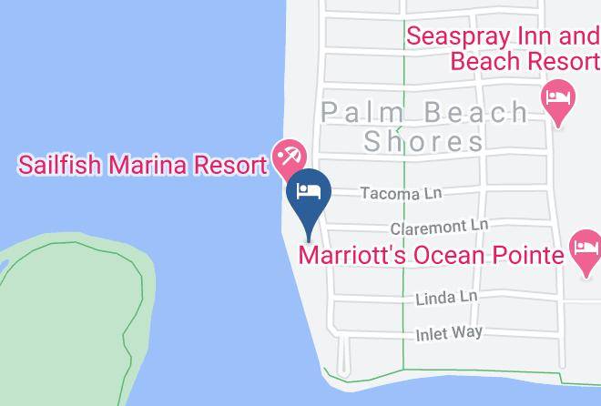 Palm Beach - South Sail Motel Maps