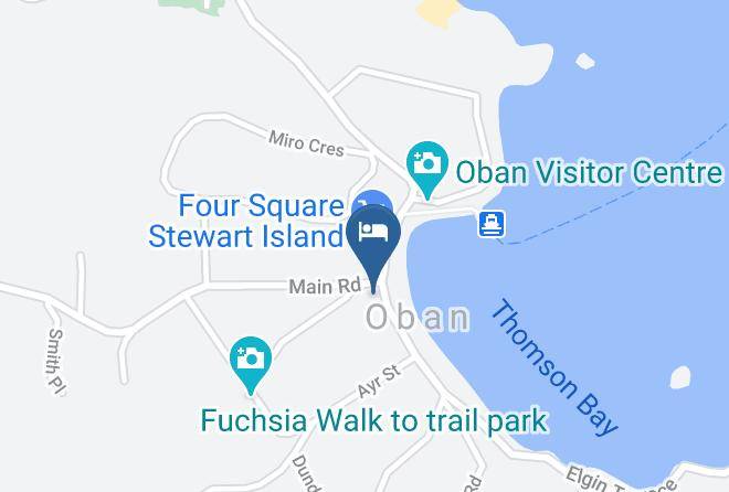 Halfmoon Bay - South Sea Hotel Maps