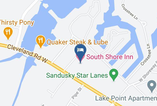 Erie - South Shore Inn Maps