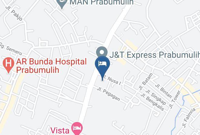 Kota Prabumulih - South Sumatra Hotel Maps