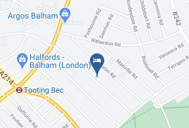 London - South West London B&b Maps