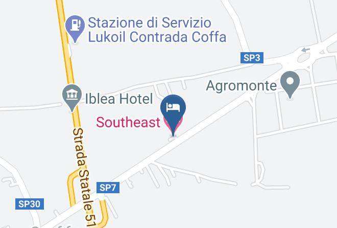 Ragusa - Southeast Hotel Maps