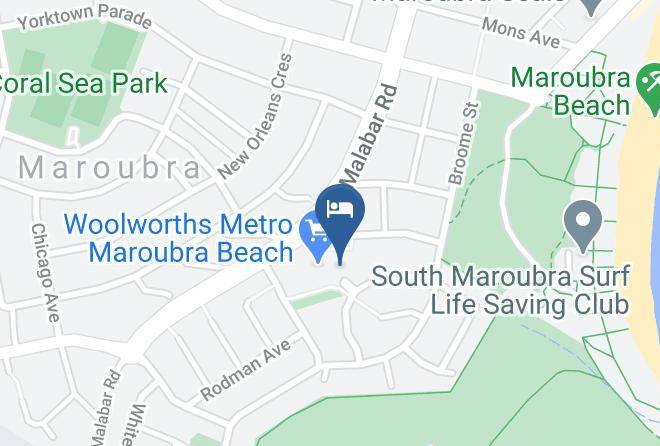 Randwick - Southend Hotel Maroubra Maps
