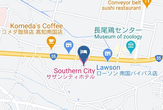 Nankoku City - Southern City Hotel Maps