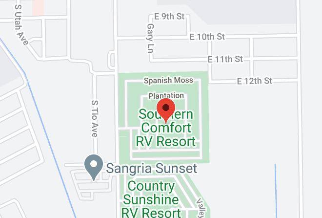 Hidalgo - Southern Comfort Rv Resort Maps