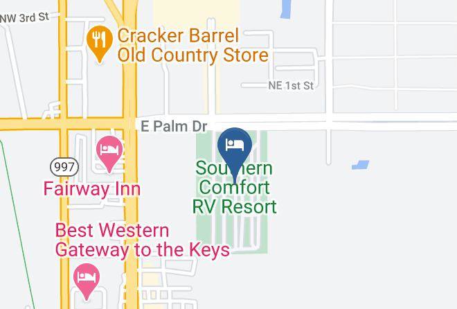 Miami Dade - Southern Comfort Rv Resort Maps